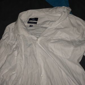 Fitted dockers button down white size medium